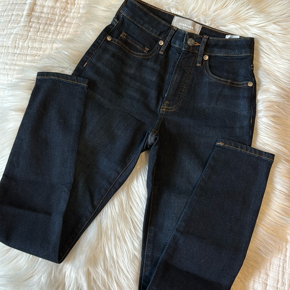 E v e r l a n e • Curvy high rise ankle skinny